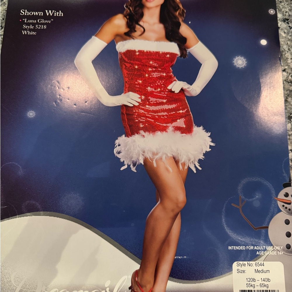 Dreamgirl Red and White Mini Dress